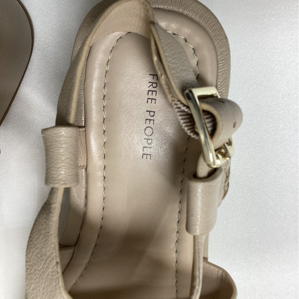 Free People Holt Ankle Strap Platform‎ Sandal Size 7.5 - Picture 10 of 14